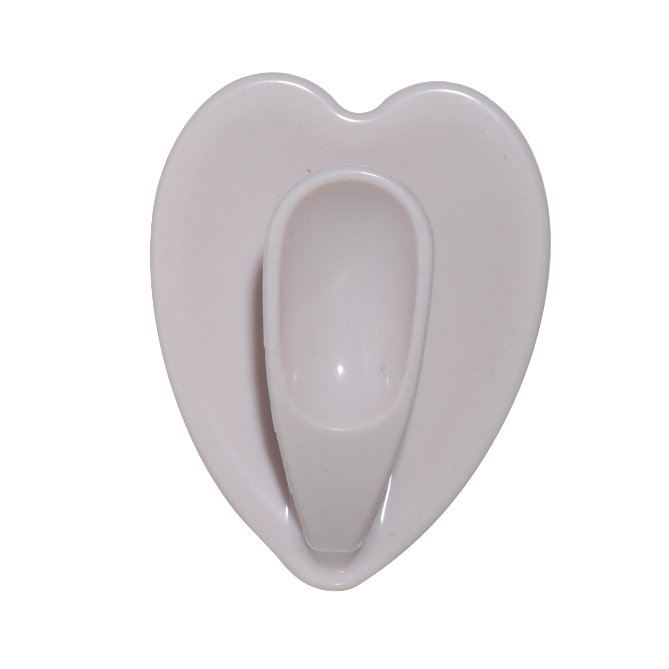 Facial cleansing brush, 7 cm, Massage, Suction Cup, Silicone, Beige, Heart, Manny изображение № 2