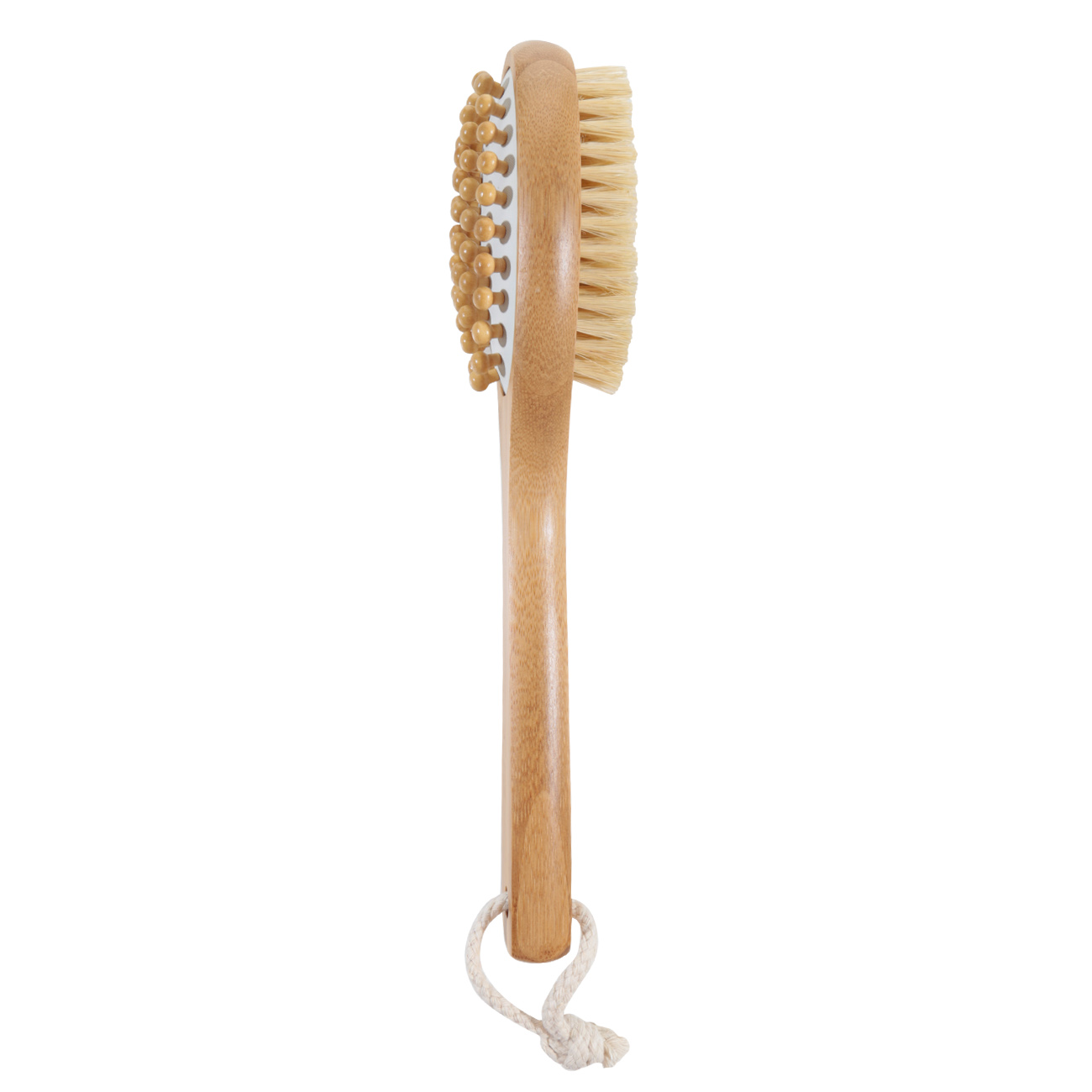 Dry massage brush, 30 cm, double-sided, bamboo / sisal, Bamboo spa изображение № 3