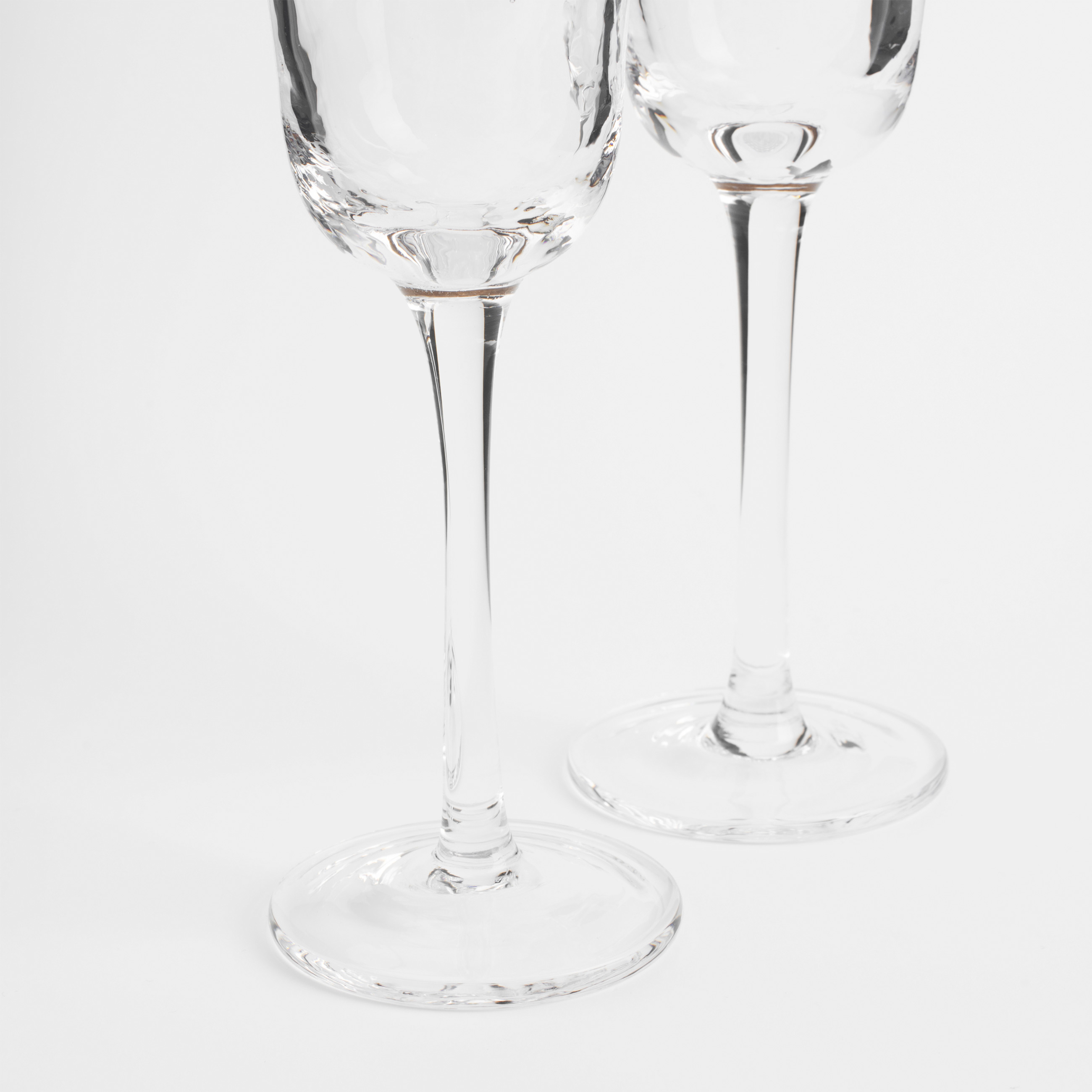Champagne glass, 190 ml, 2 pcs, glass, with golden edging, Liomea gold изображение № 5