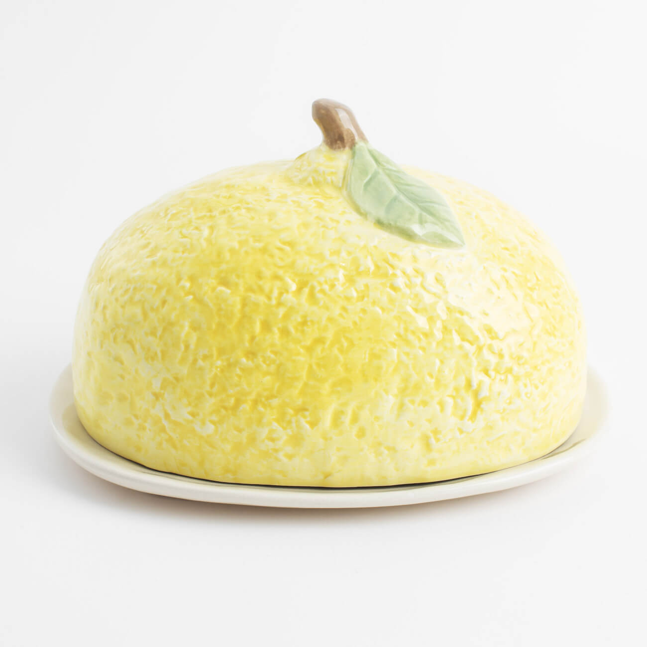 Oil pan, 18 cm, ceramic, oval, yellow, Lemon, Sicily in bloom изображение № 1