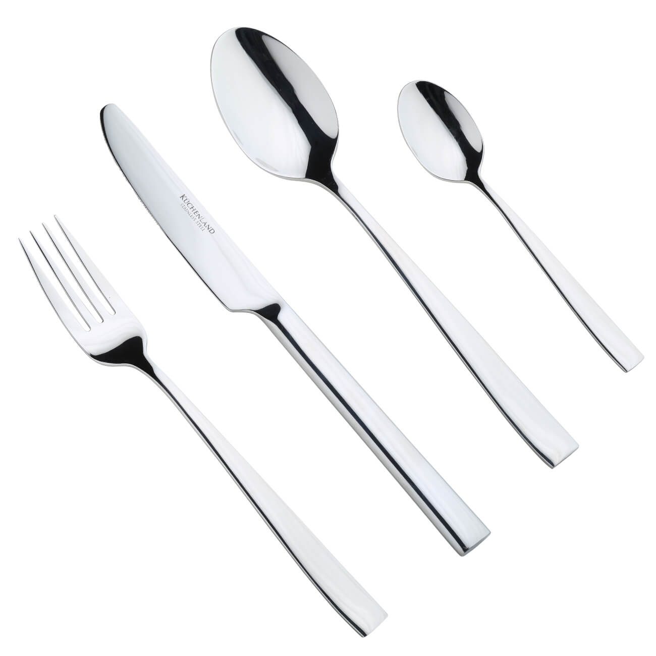 Cutlery, 6 pers, 24 pr, steel, London изображение № 1