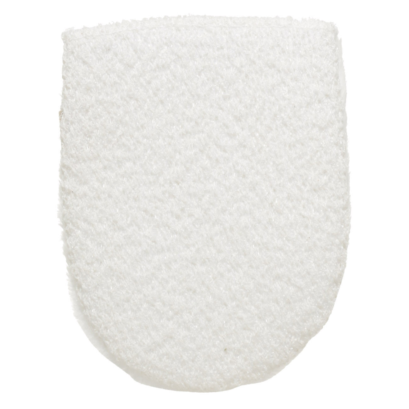 Face wash mitten, 12x9 cm, double-sided, polyester, milk, Unique spa изображение № 2