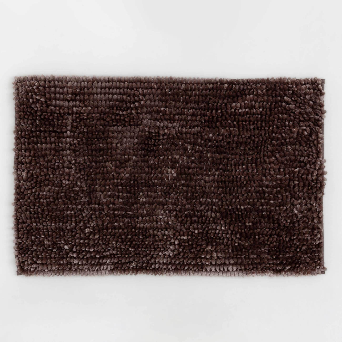 Mat, 50x80 cm, anti-slip, polyester, brown, Fluff изображение № 1