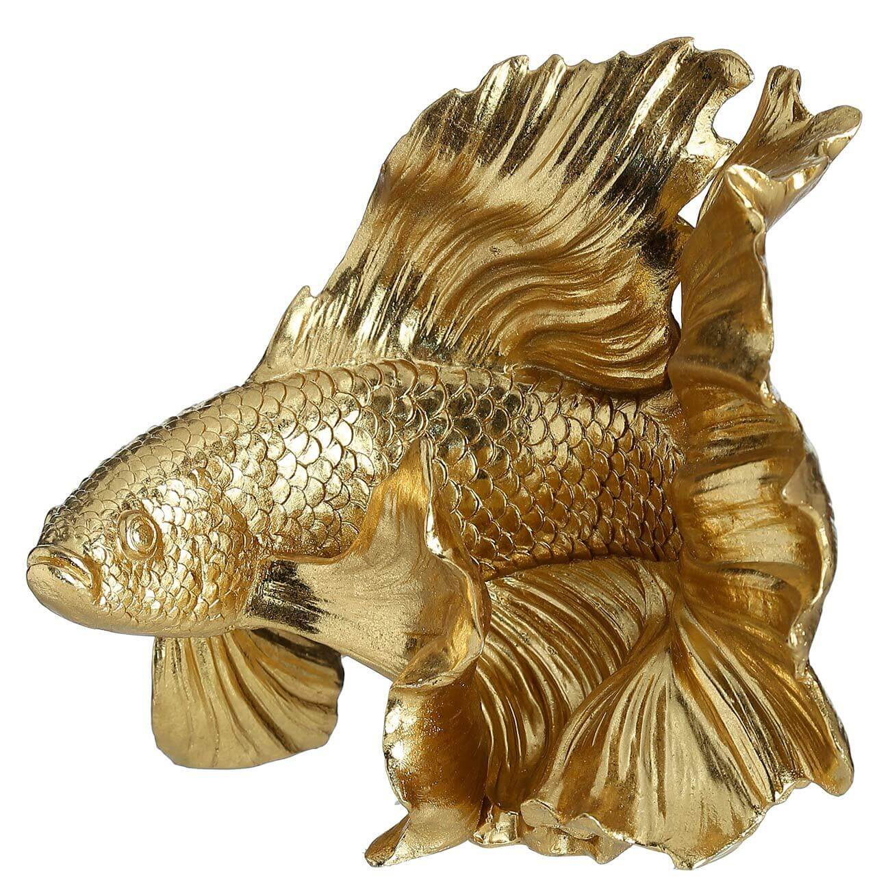 Figurine, 20 cm, polyresin, golden, Fish, Goldfish изображение № 1