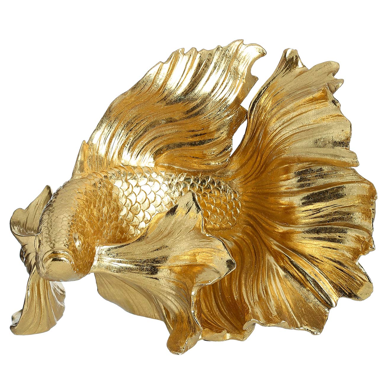 Figurine, 20 cm, polyresin, golden, Fish, Goldfish изображение № 2