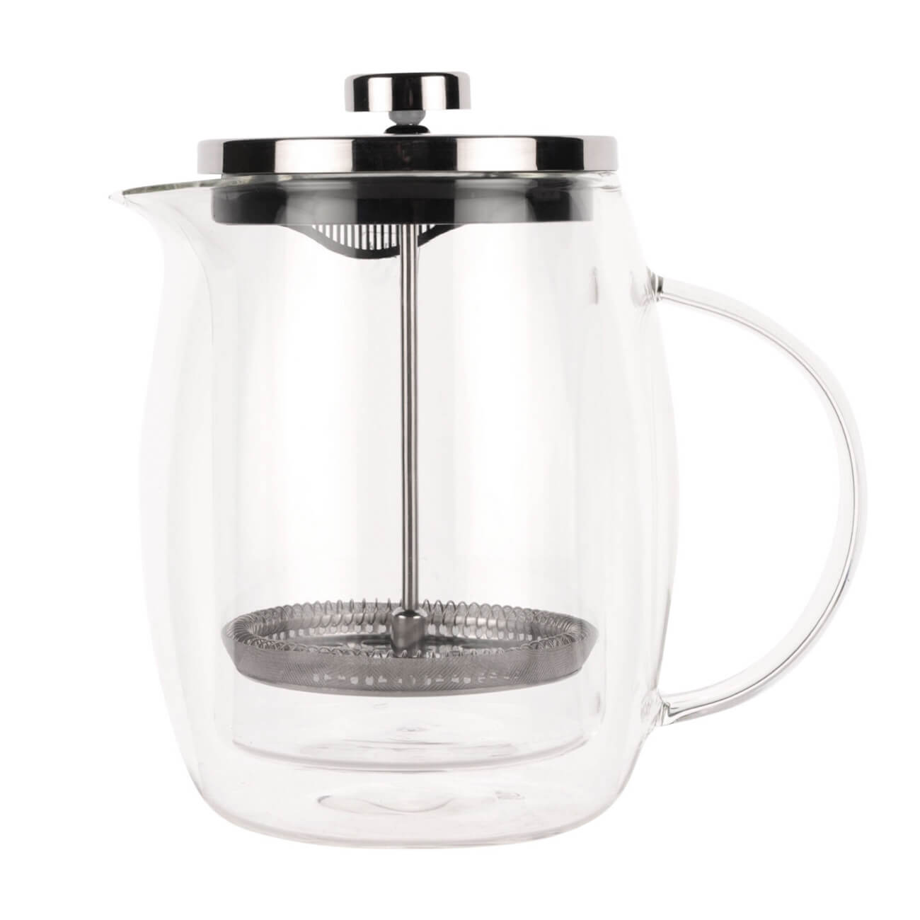 French press, 800 ml, used glass / steel, round, Air изображение № 1