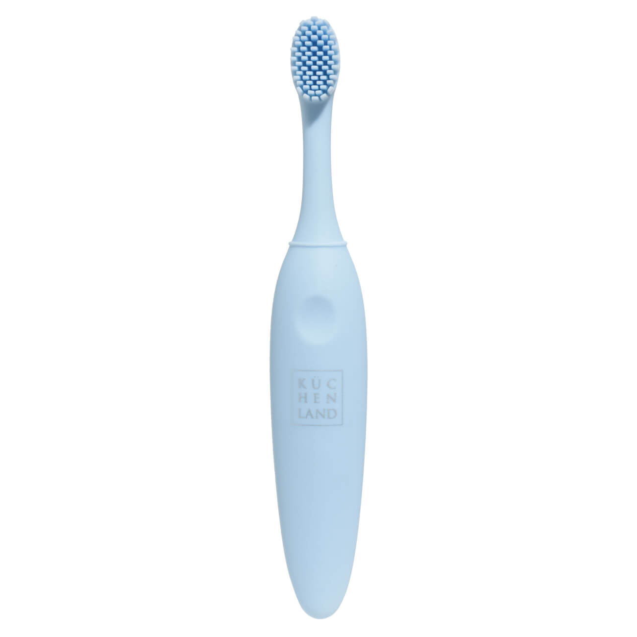 Toothbrush, 14 cm, baby, silicone, blue, Kiddy изображение № 1