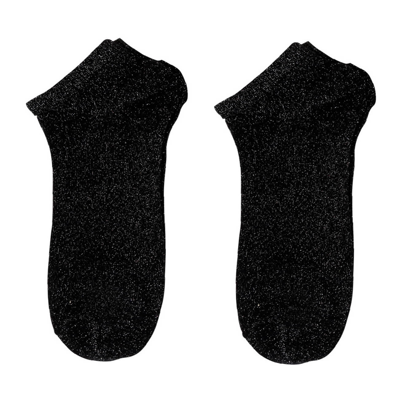 Women's socks, p. 36-38, cotton / polyester, black, Glint изображение № 1