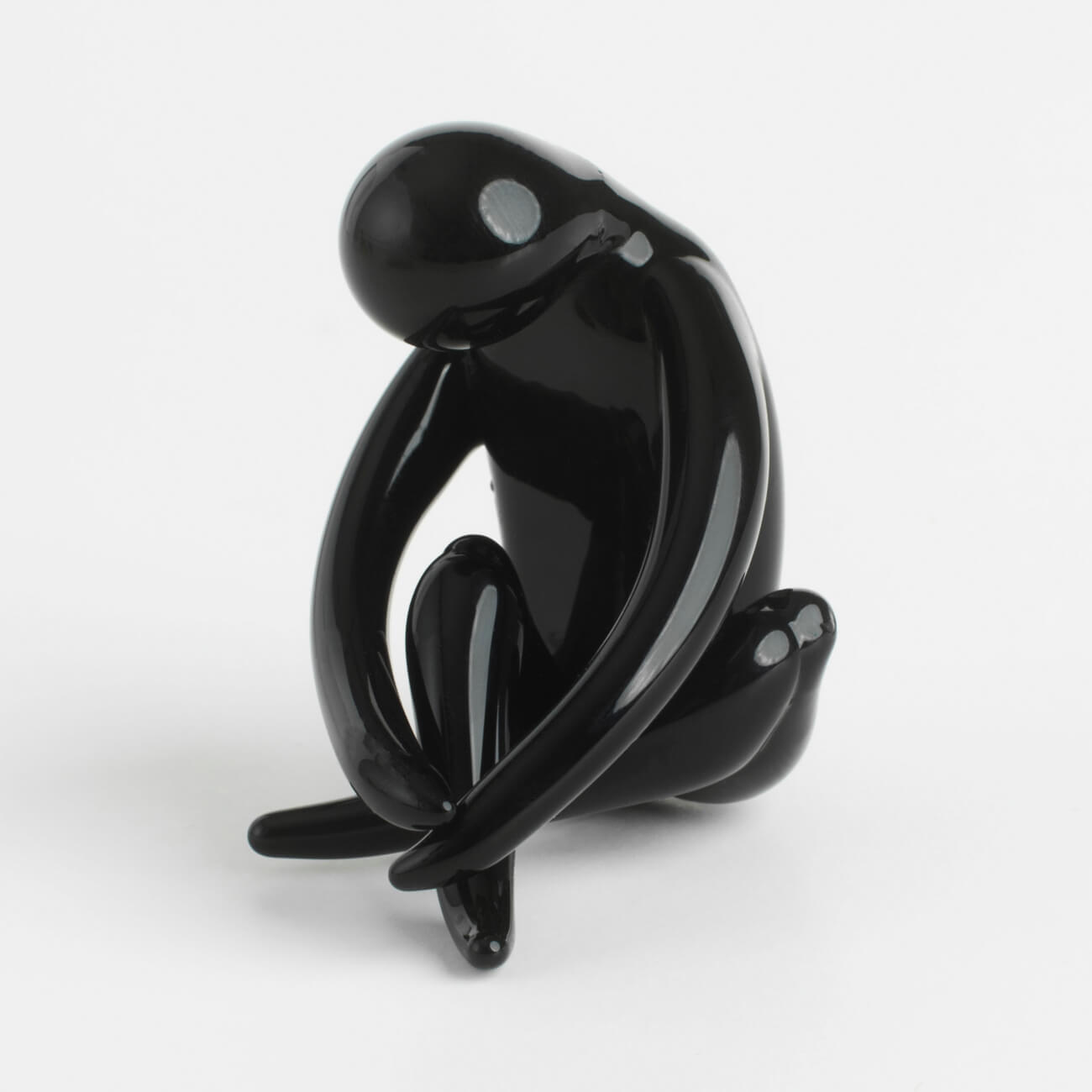 Statuette, 5 cm, glass, black, Figure, Vitreous изображение № 1