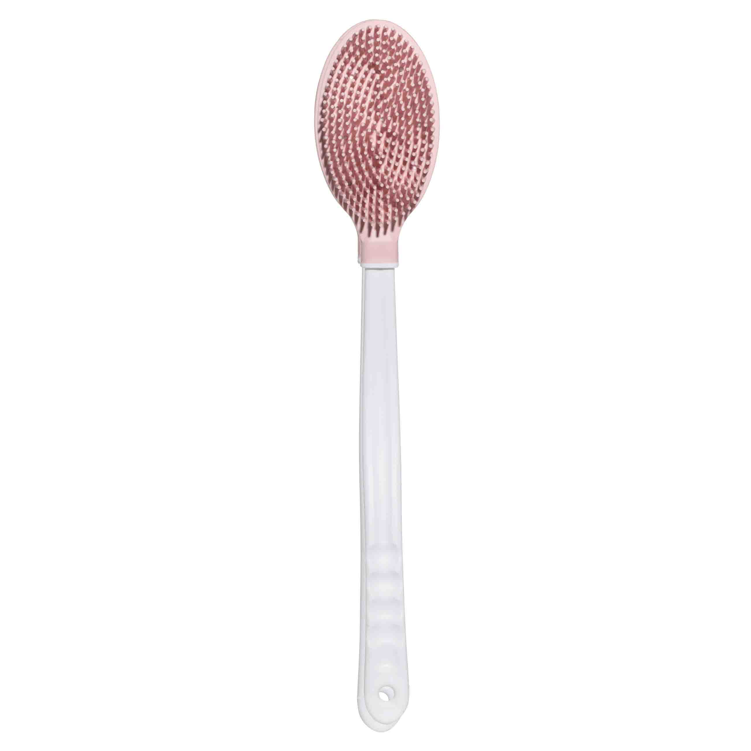Body wash brush, 41 cm, double-sided, massage, rubber / plastic, powder, Bath new изображение № 2