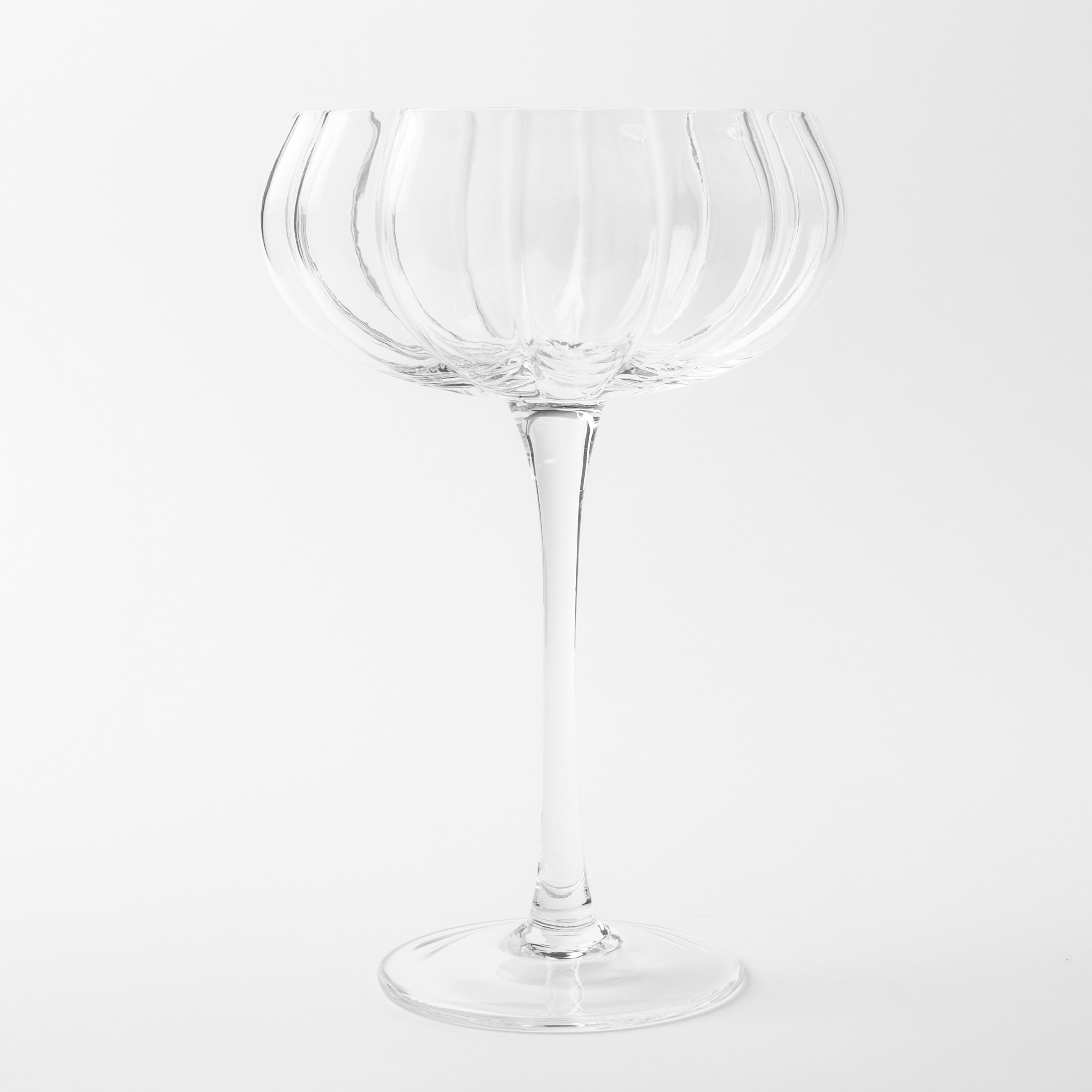 Champagne creamer glass, 310 ml, 2 pcs, glass, Blossom изображение № 6