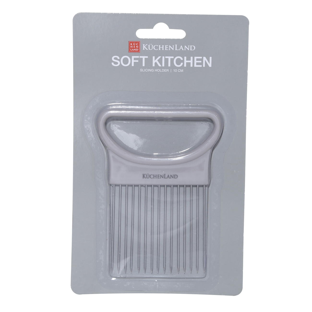 Onion slicer holder, 11x9 cm, plastic / steel, Beige, Soft Kitchen изображение № 2