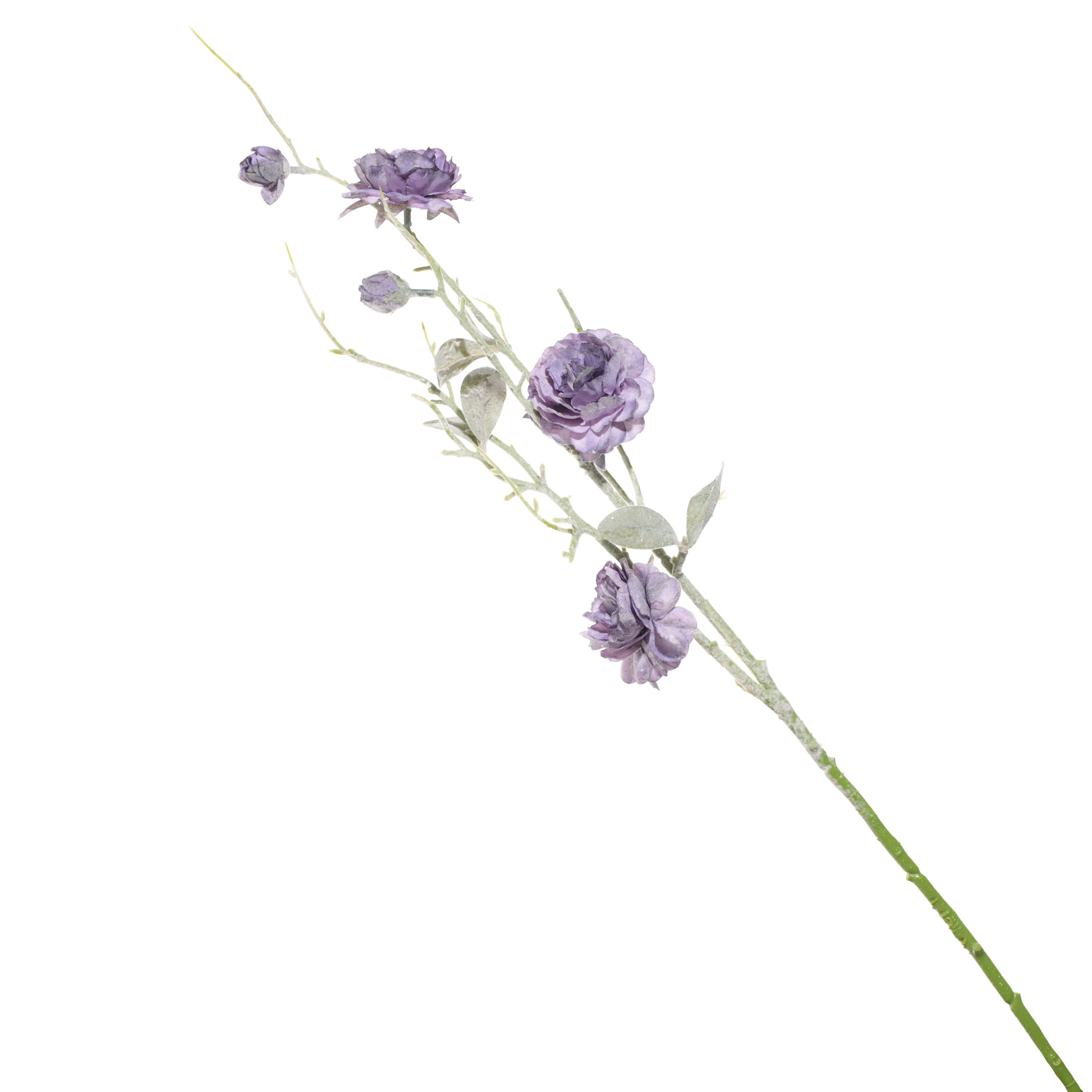 Decorative branch, 76 cm, plastic / polyester, Purple flowers, Flower garden изображение № 3