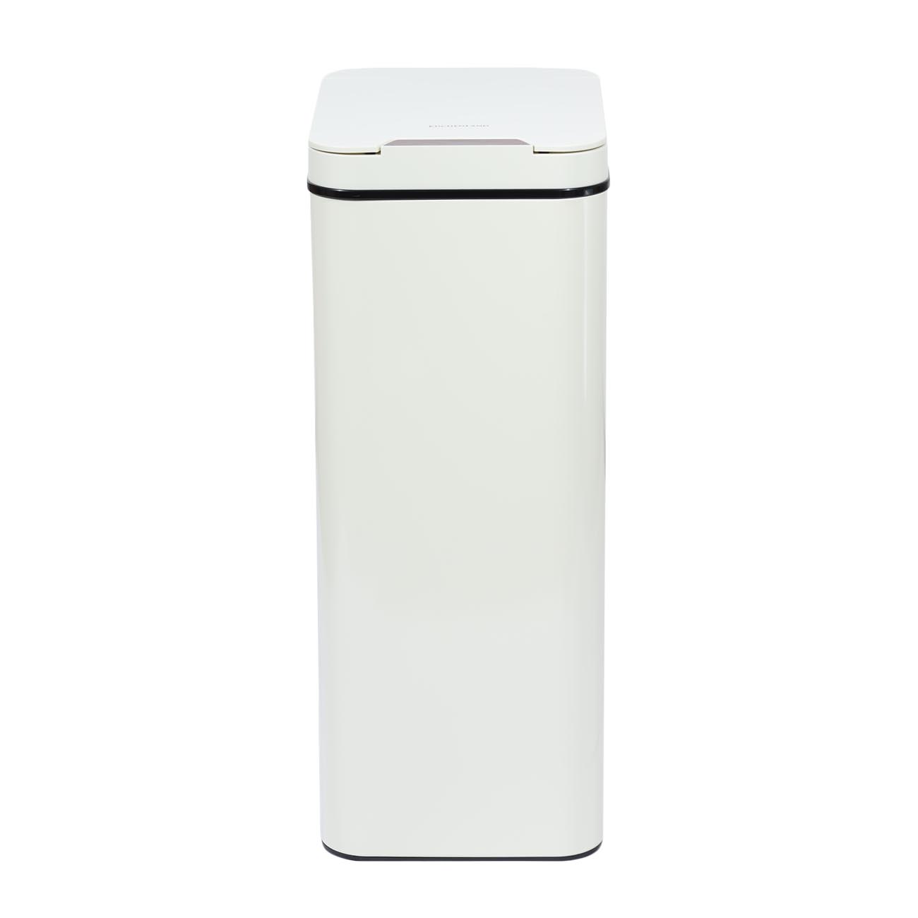 Trash can, 50 L, sensor bin, metal / plastic, rectangular, beige, Style, Sensor Bin изображение № 3
