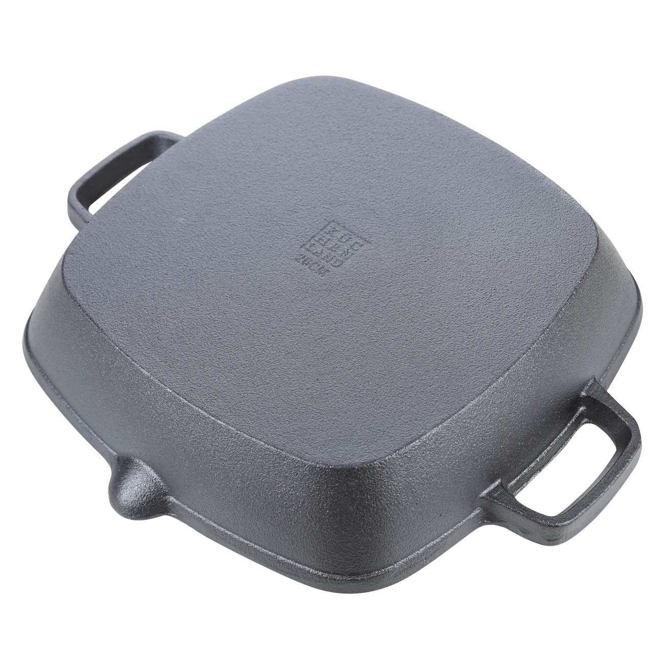 Grill pan, 26 cm, with handles, cast iron, square, black, Authentic изображение № 3