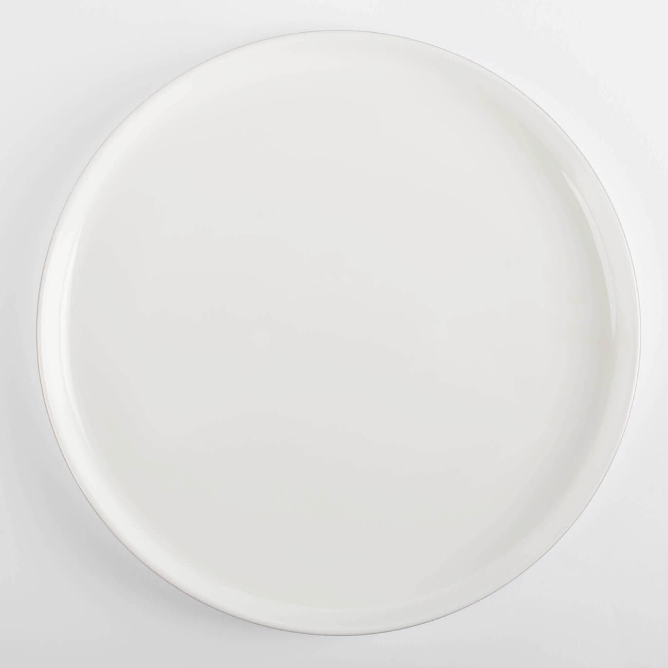 Dining plate, 26 cm, porcelain F, white, Ideal gold изображение № 1