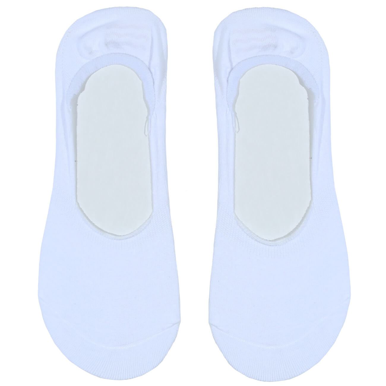 Men's track socks, Size 39-42, cotton / polyester, white, Basic изображение № 1