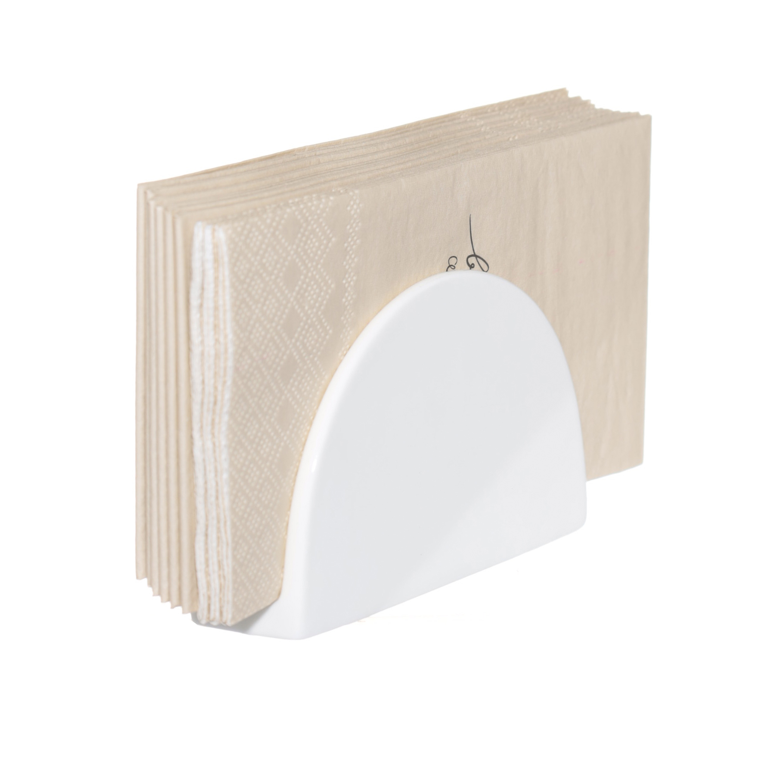 Napkin holder, 11 cm, porcelain F, white, Ideal white изображение № 3
