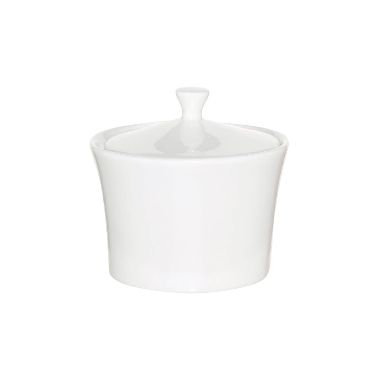 Sugar bowl, 10 cm, 230 ml, porcelain F, white, Ideal white изображение № 1