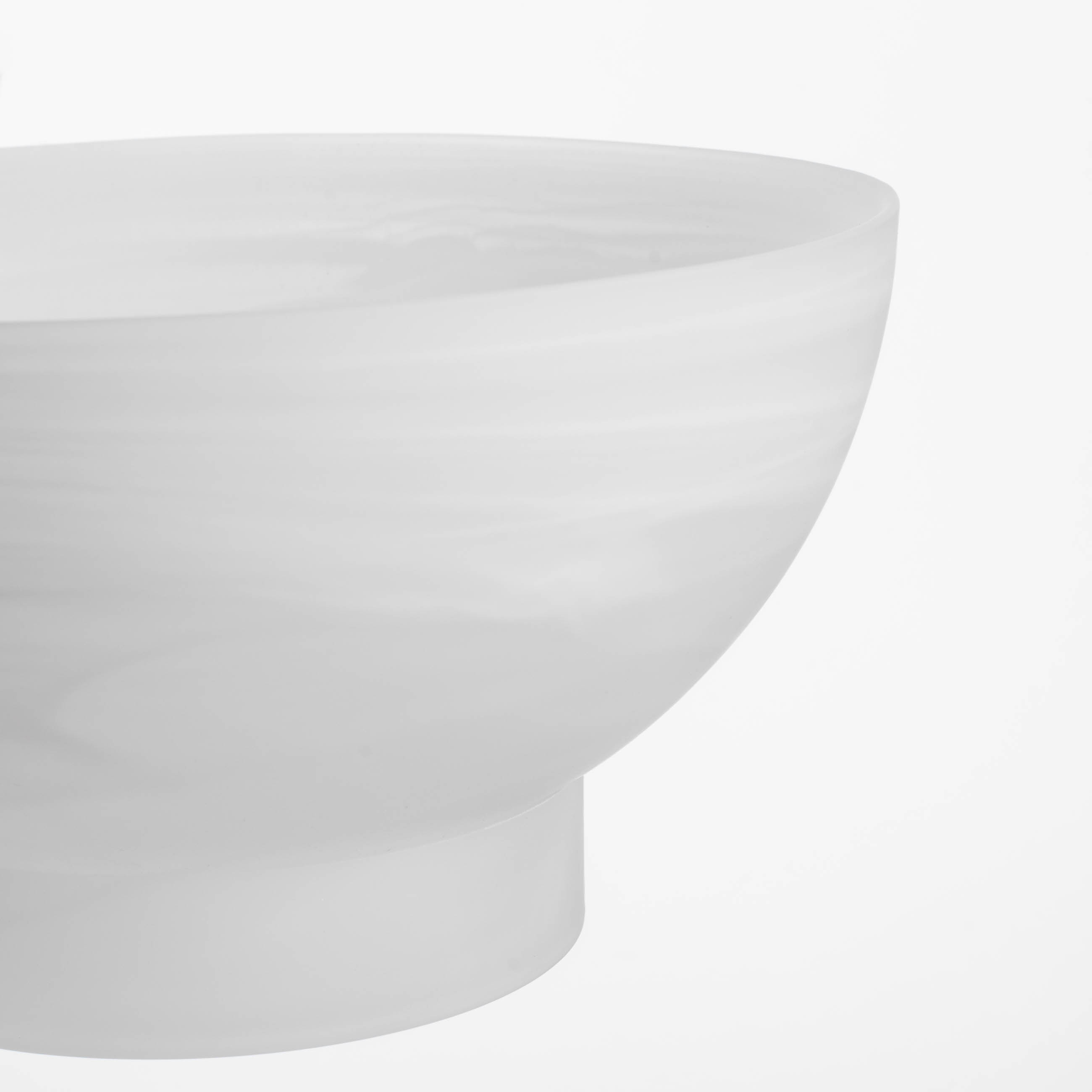 Salad bowl, 20x10 cm, glass, frosted, Matte wave изображение № 4
