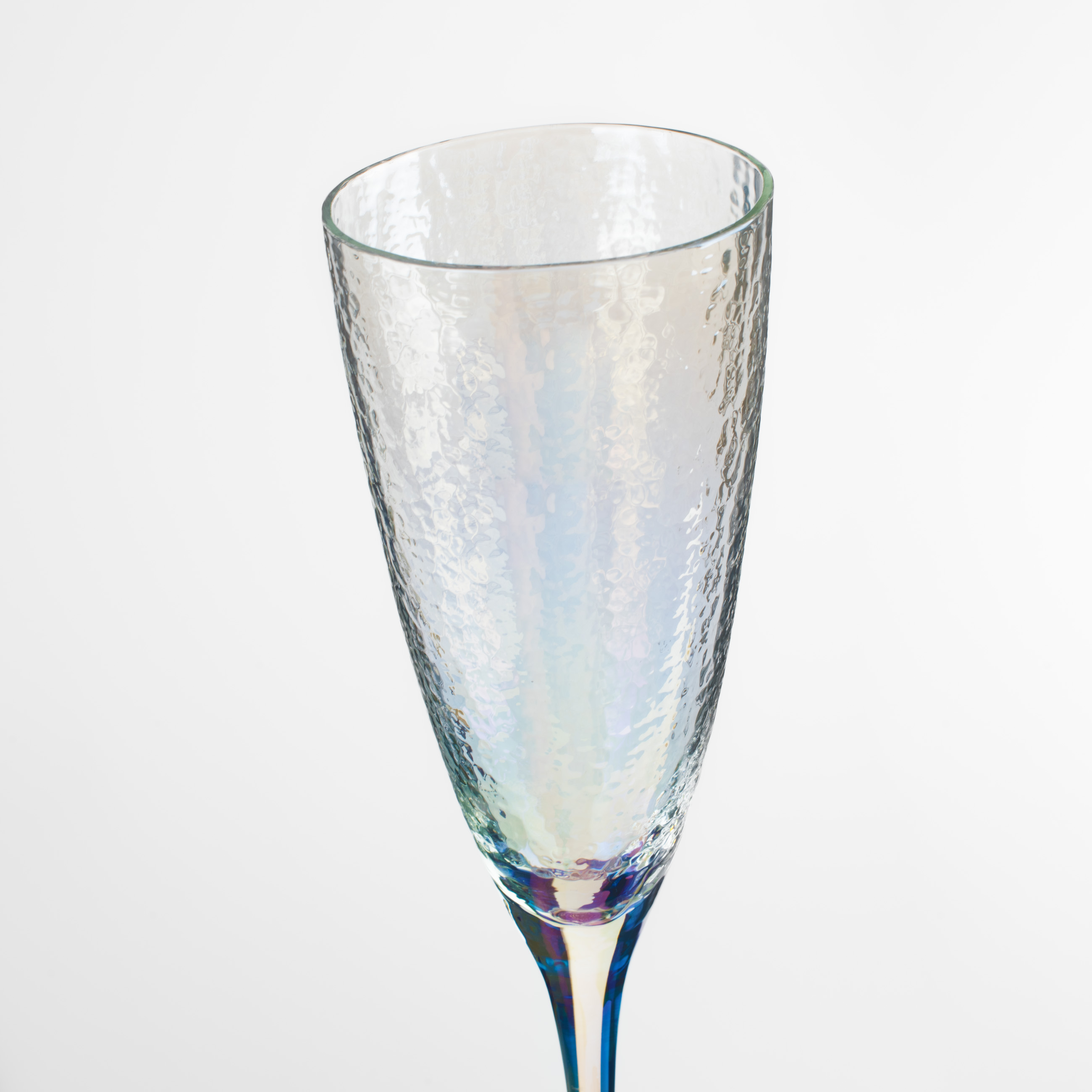 Champagne glass, 275 ml, 2 pcs, glass, mother of pearl, Ripply polar изображение № 5