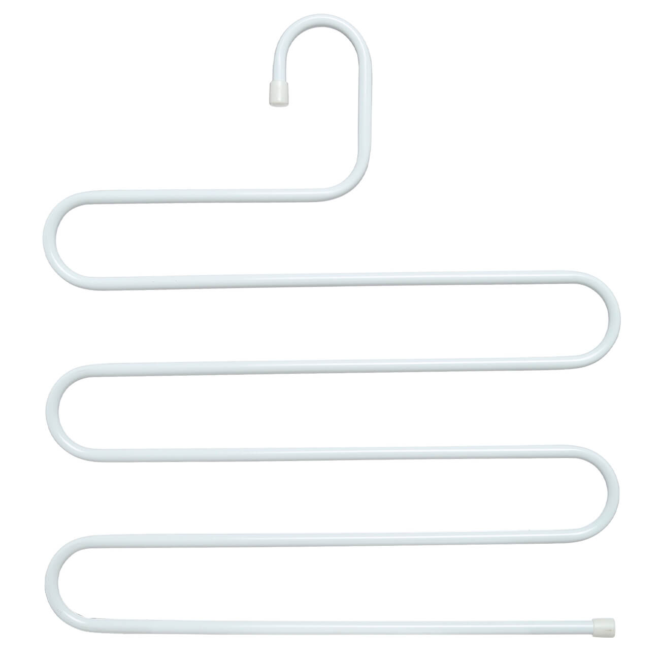 Hanger for trousers/skirts, 36 cm, 5 levels, metal, white, Colorful house изображение № 1