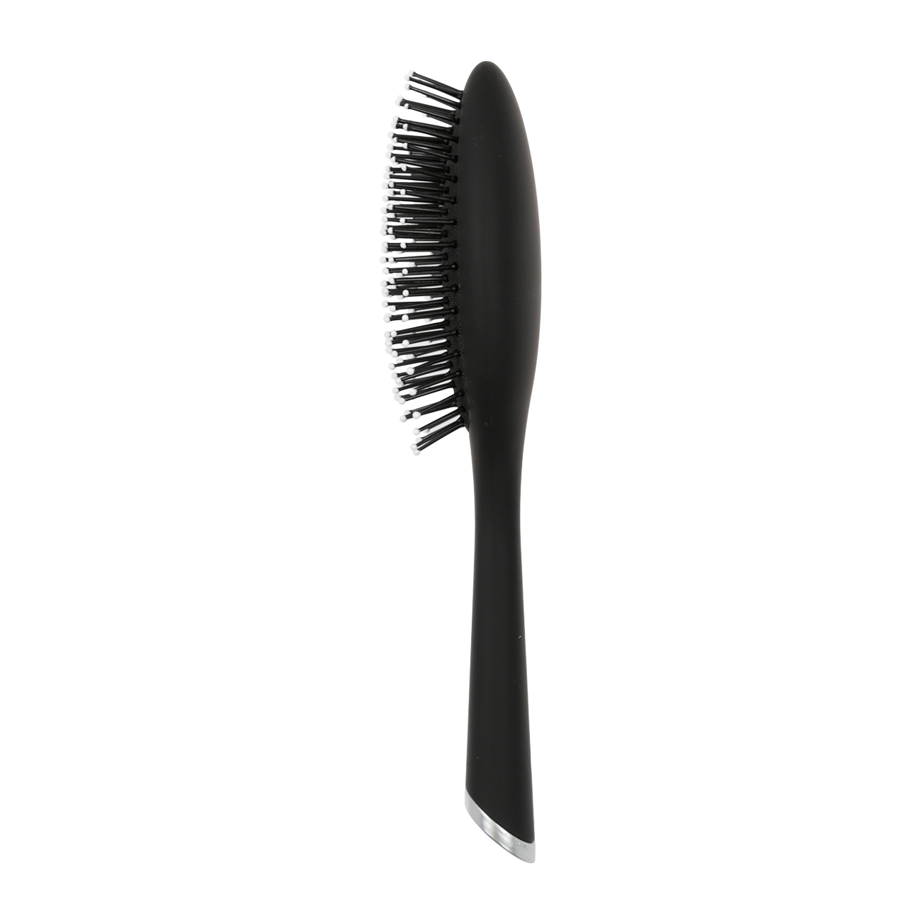 Hair massage comb, 23 cm, plastic, black, B&W изображение № 3
