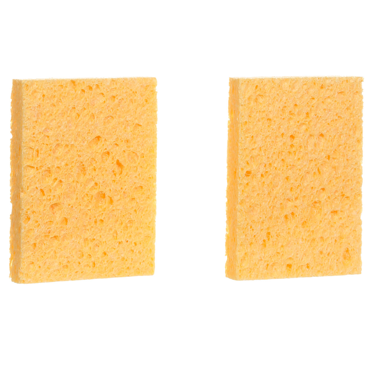 Dish washing sponge, 9x6 cm, 2 pcs, cellulose, Clean  изображение № 2