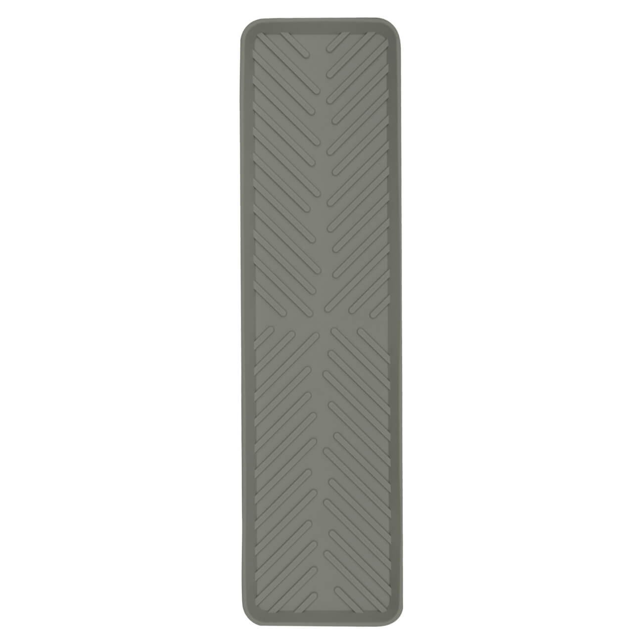 Dish drying mat, 40x10 cm, rubber, grey, Keeping изображение № 1