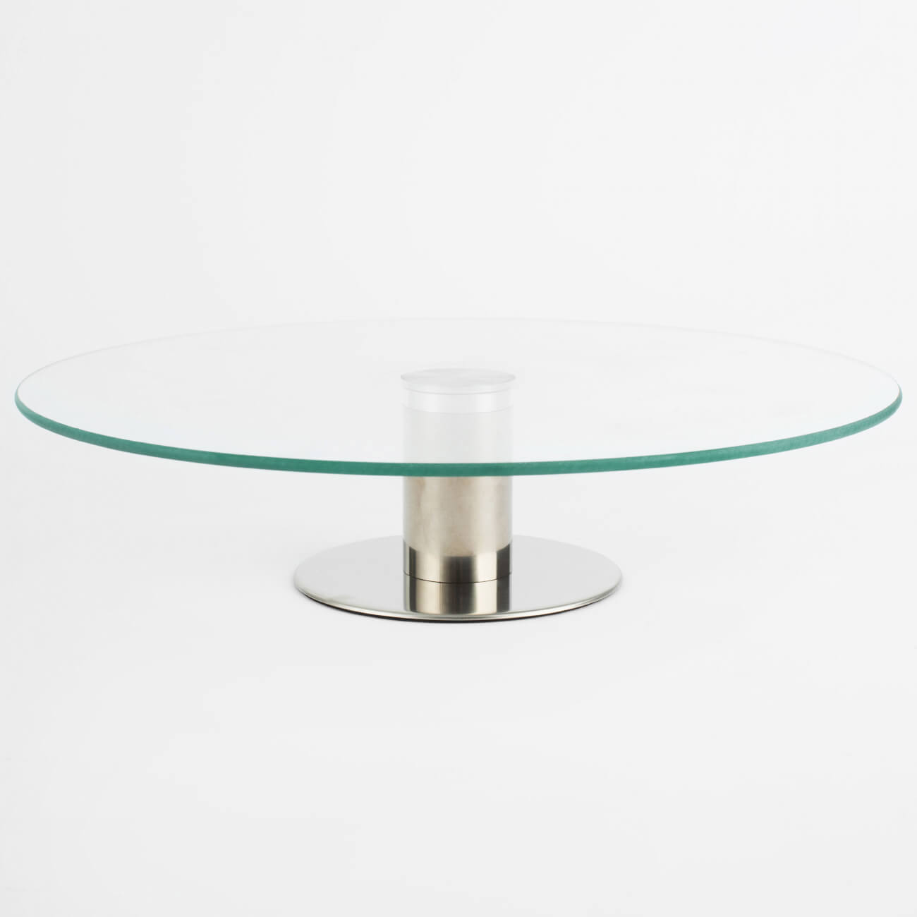 Dish on a leg, 30x7 cm, glass / steel, Classic изображение № 1