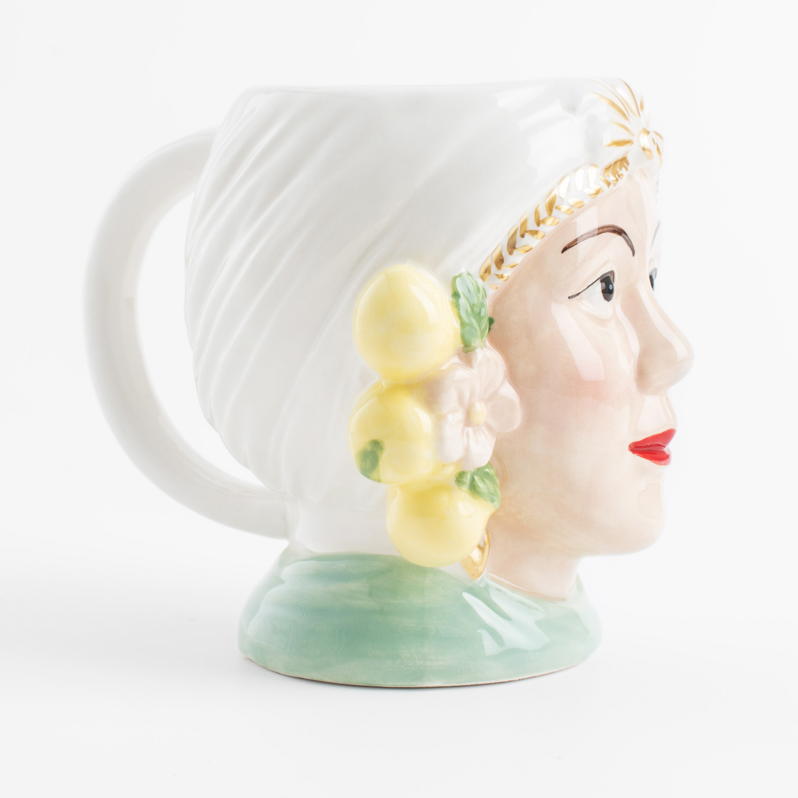 Mug, 400 ml, Ceramic, Woman with fruit, Girls изображение № 3