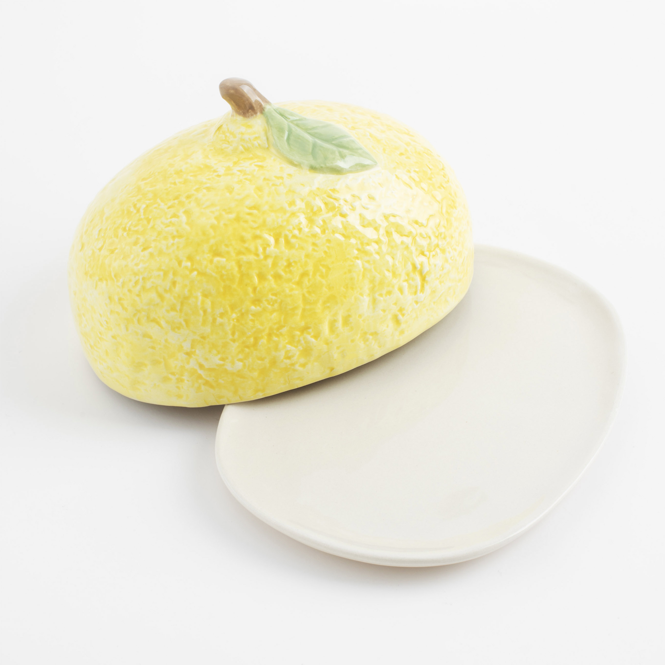 Oil pan, 18 cm, ceramic, oval, yellow, Lemon, Sicily in bloom изображение № 5