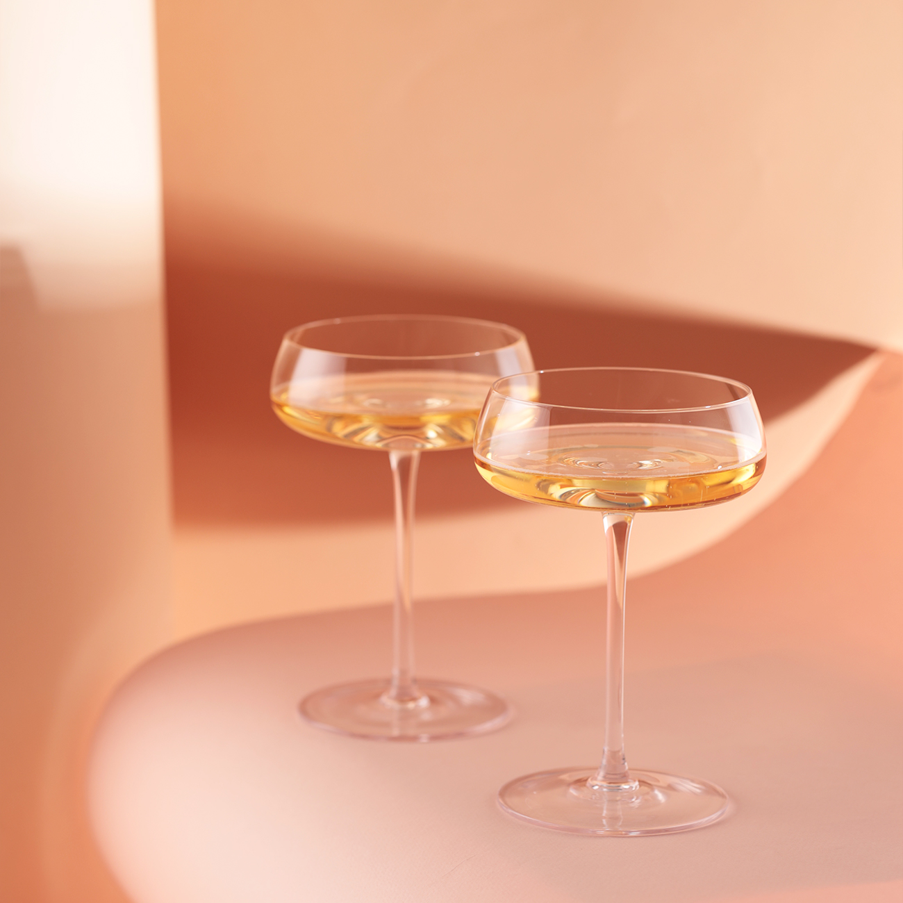 Champagne creamer glass, 270 ml, 2 pcs, glass, Sorento изображение № 10