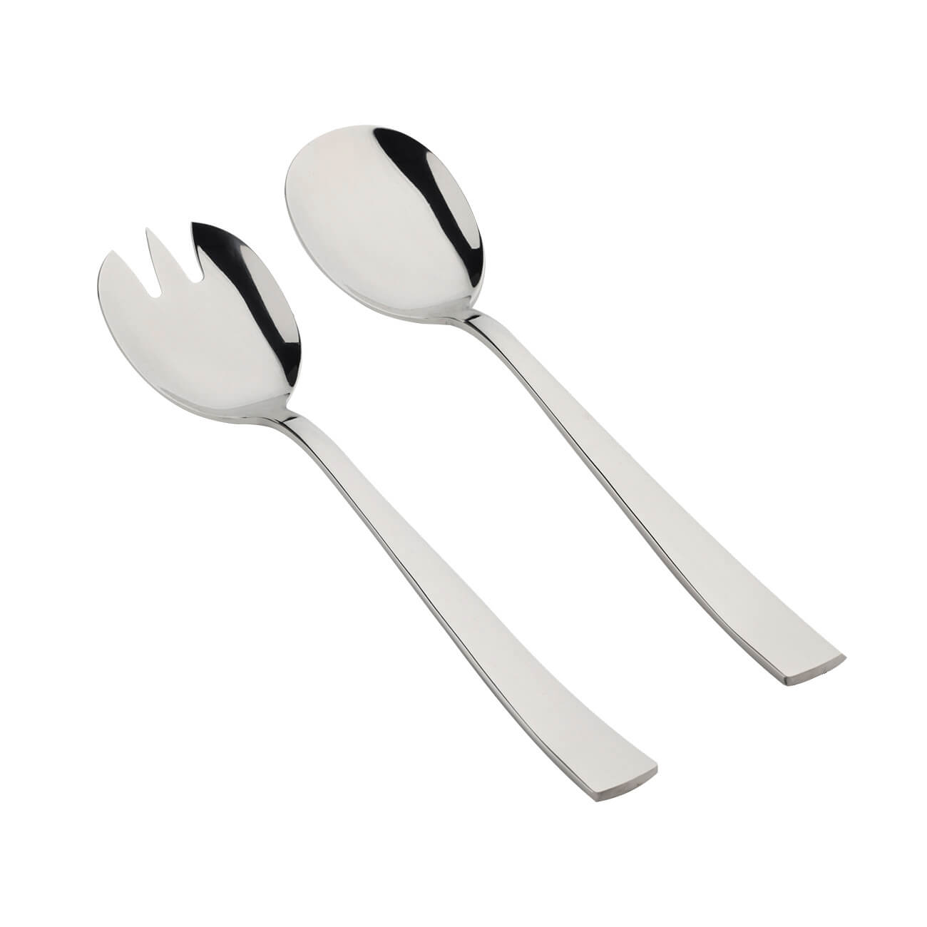 Salad serving equipment, 24 cm, 2 pr, spoon / fork, steel, Brugge изображение № 1