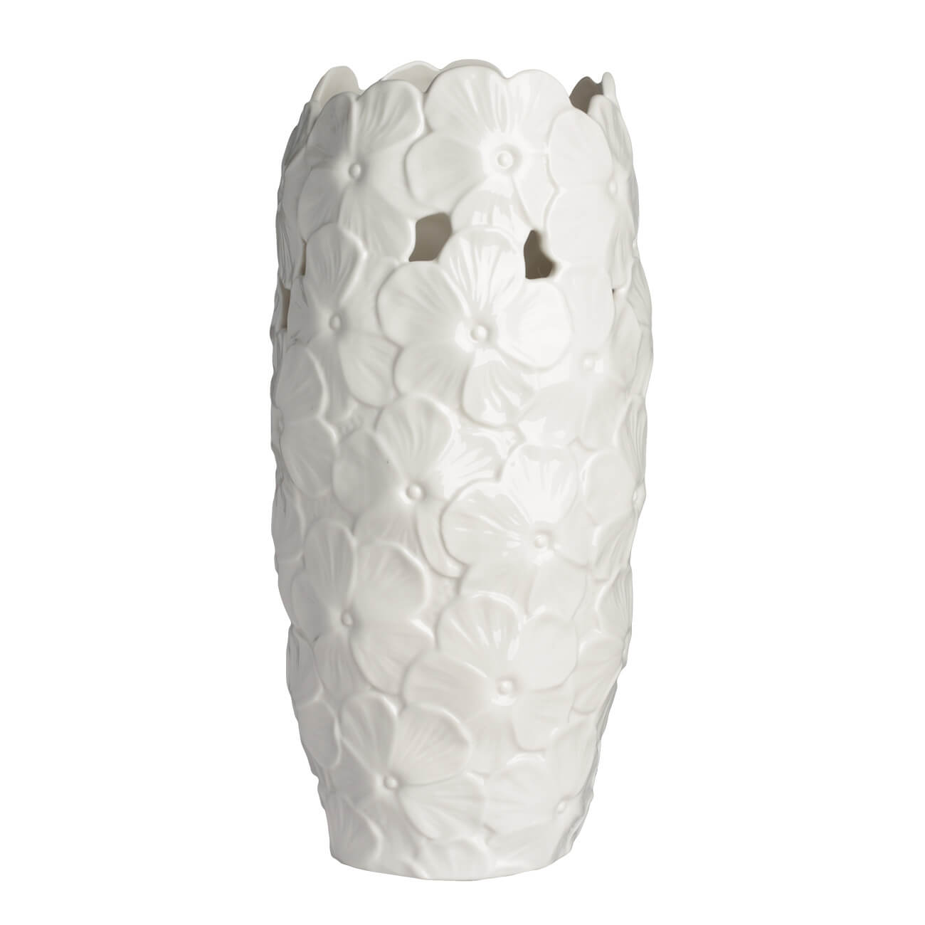 Flower vase, 29 cm, porcelain P, white, Flowers, Flora изображение № 1