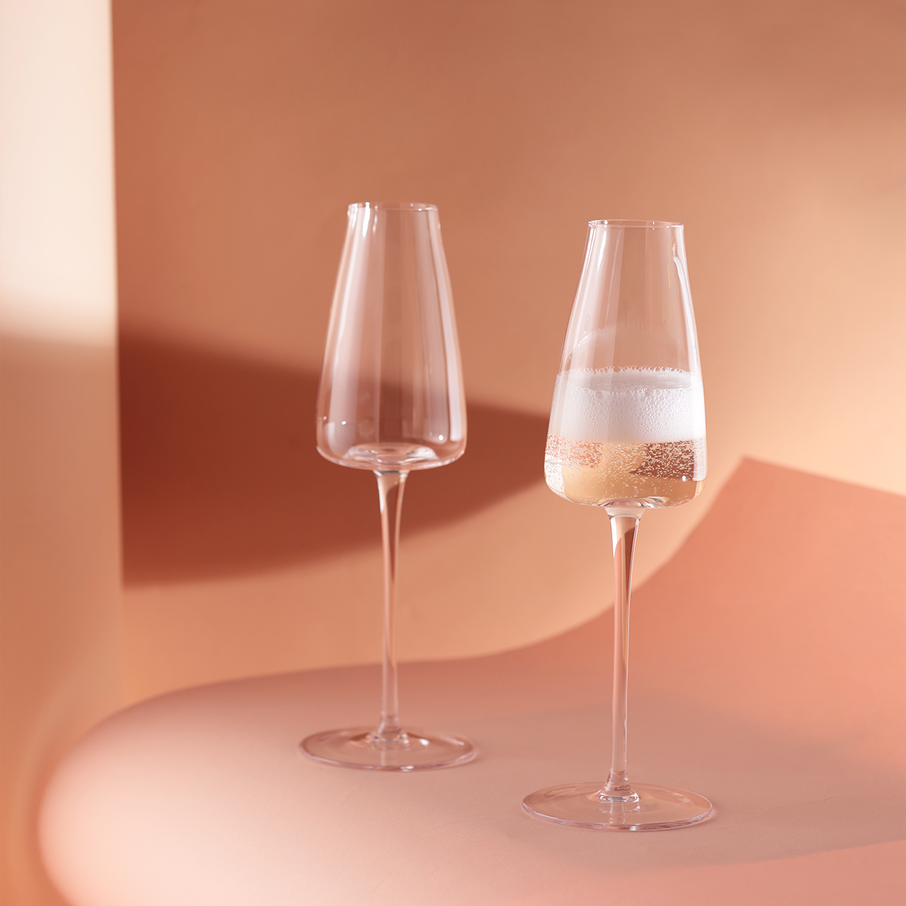 Champagne glass, 270 ml, 2 pcs, glass, Sorento изображение № 8