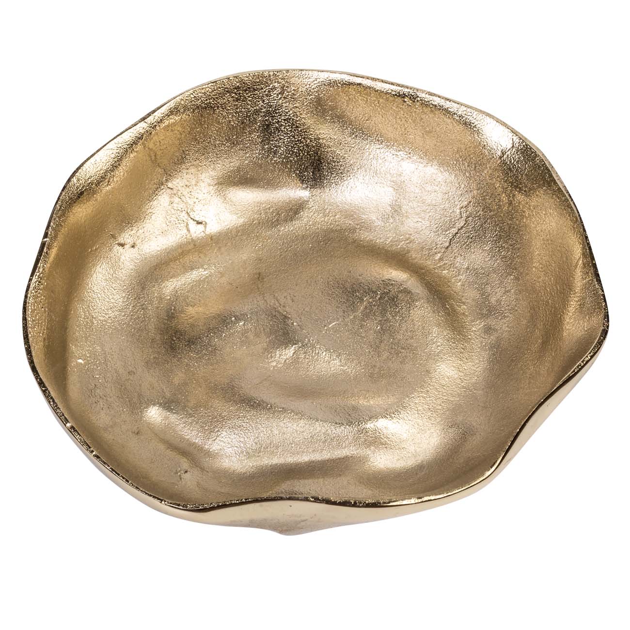 Decorative dish, 25 cm, metal, golden, Fantastic gold изображение № 2