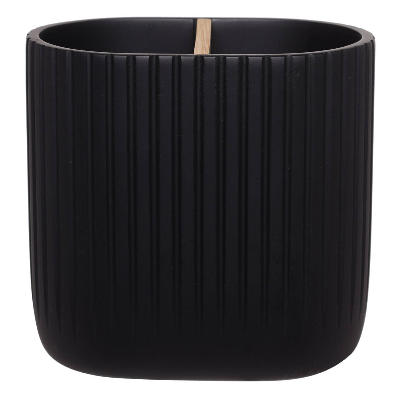 Flatware stand, 11 cm, 2 otd, polyresin / bamboo, black, COLUMN изображение № 1