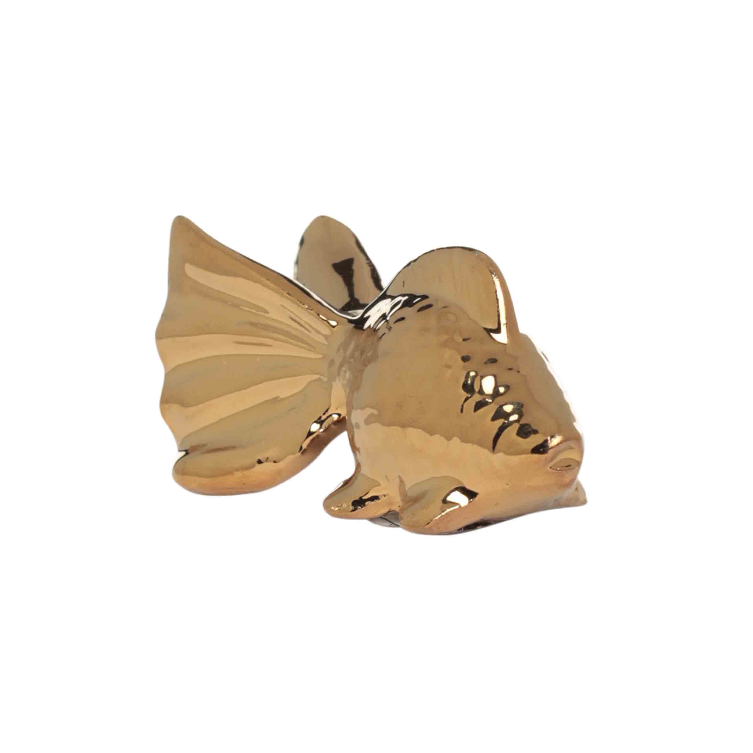 Figurine, 5 cm, porcelain P, golden, Fish, Goldfish изображение № 2