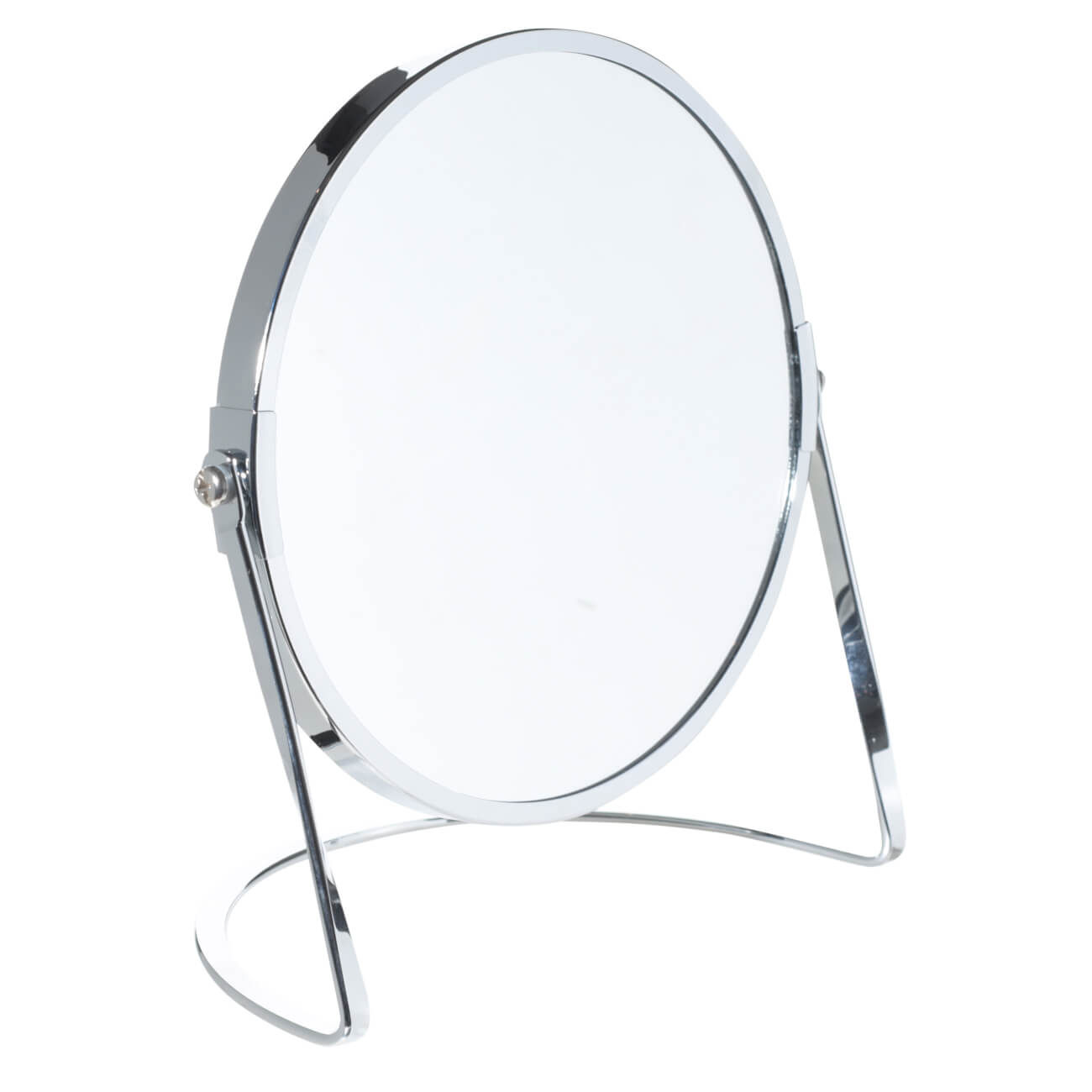 Table mirror, 20x17 cm, double-sided, metal, round, Fantastic изображение № 1