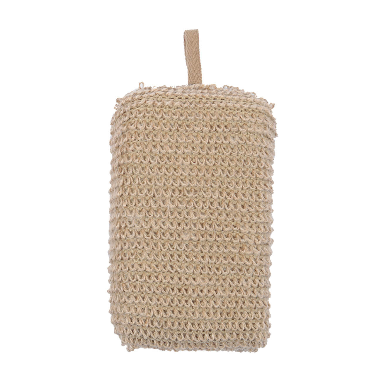 Body washcloth, 9x14 cm, hemp fiber / polyuritan, beige, Eco life изображение № 1