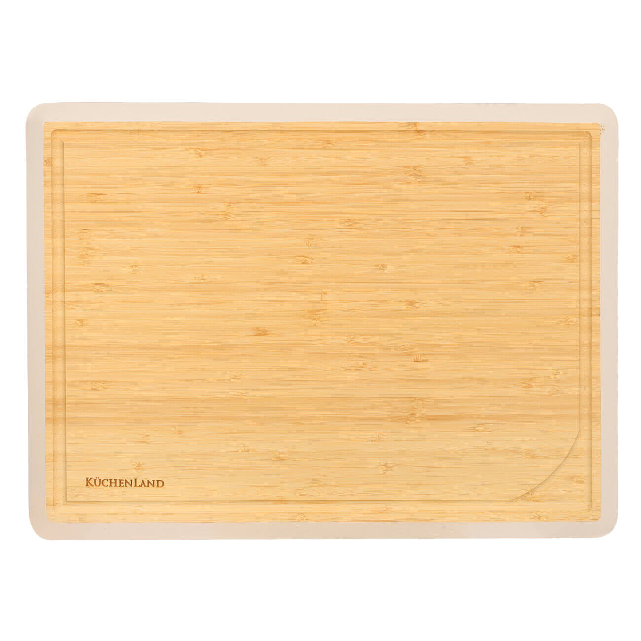 Cutting board, 38x28 cm, bamboo, rectangular, milk edging, Bamboo изображение № 1
