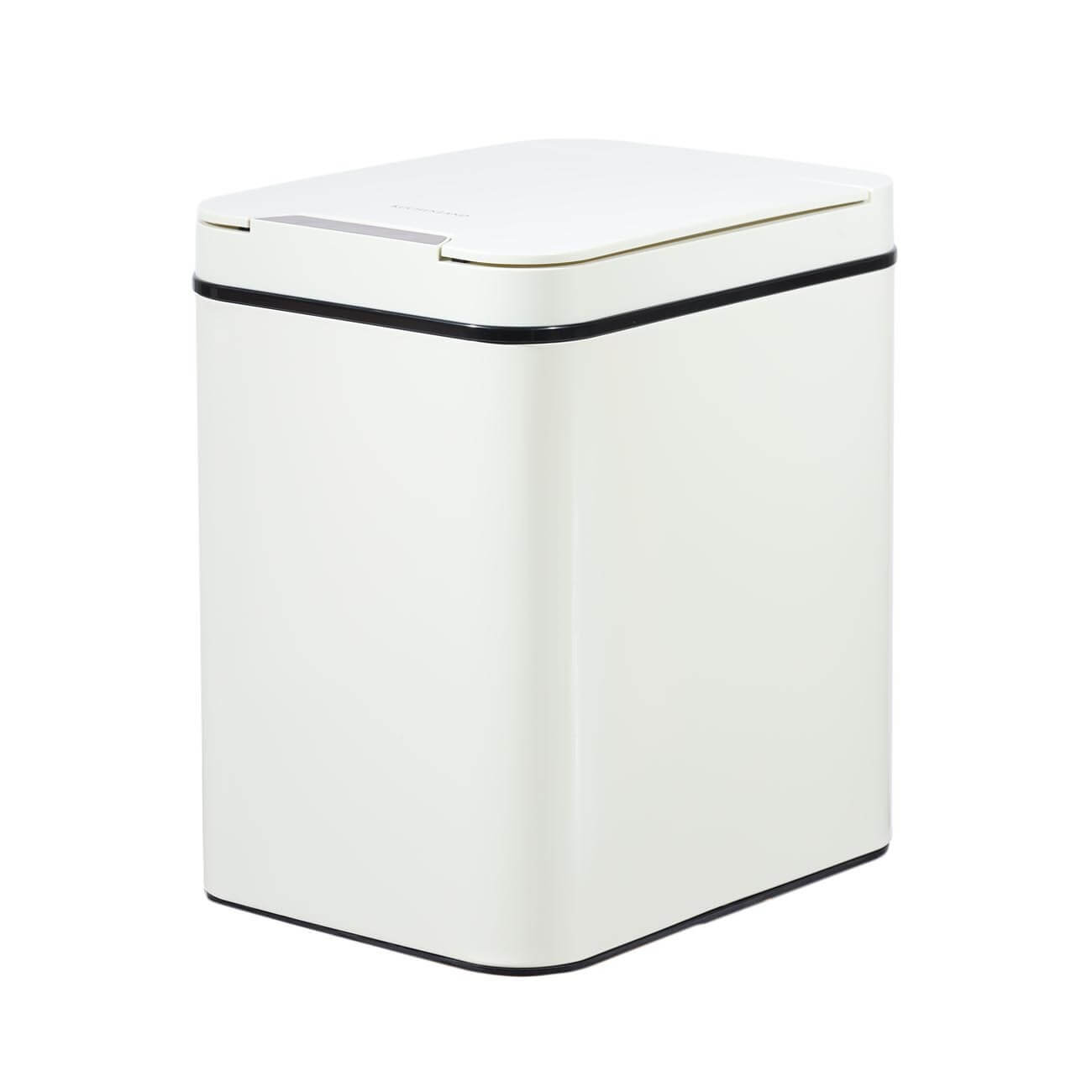 Trash can, 25 L, sensor bin, metal / plastic, rectangular, beige, Style, Sensor Bin изображение № 1