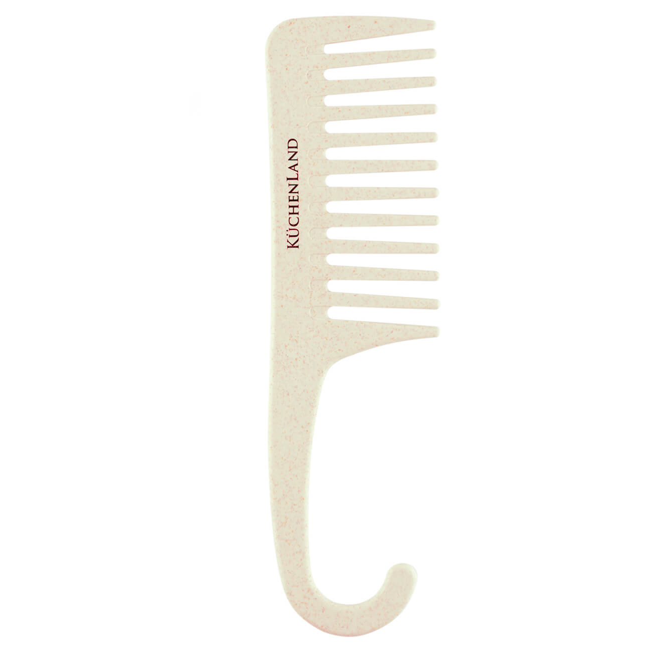 Comb, 23 cm, with hook handle, vegetable fiber / plastic, Beige, Comb изображение № 1