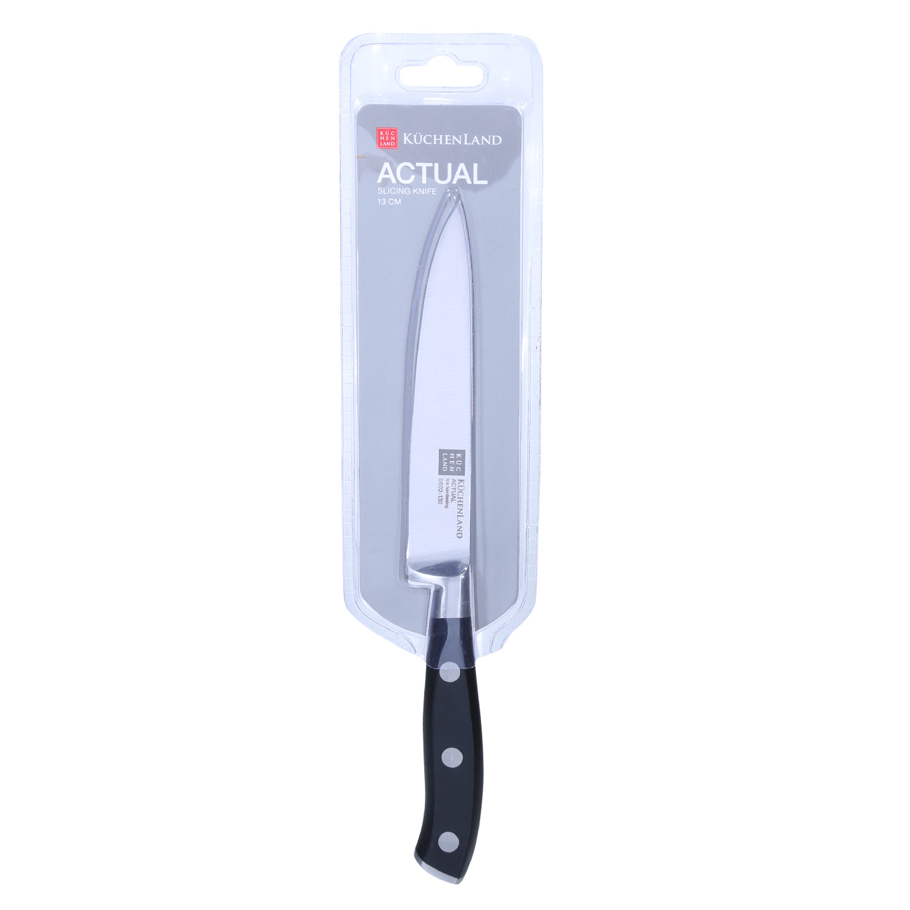 Slicing knife, 13 cm, steel / plastic, Actual изображение № 2