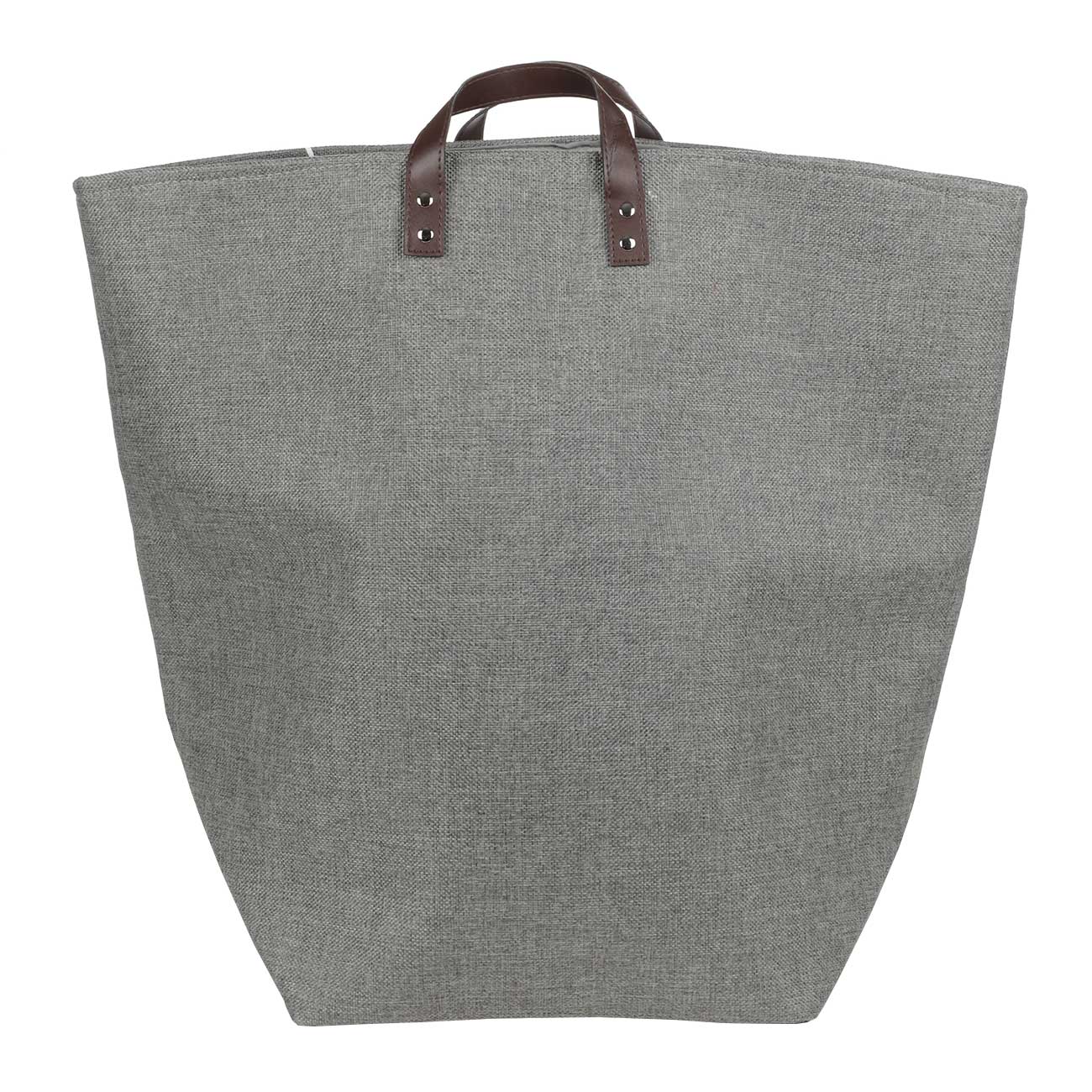 Laundry storage bag, 30x40x50 cm, with handles, Polyester, Grey, Laundry изображение № 2