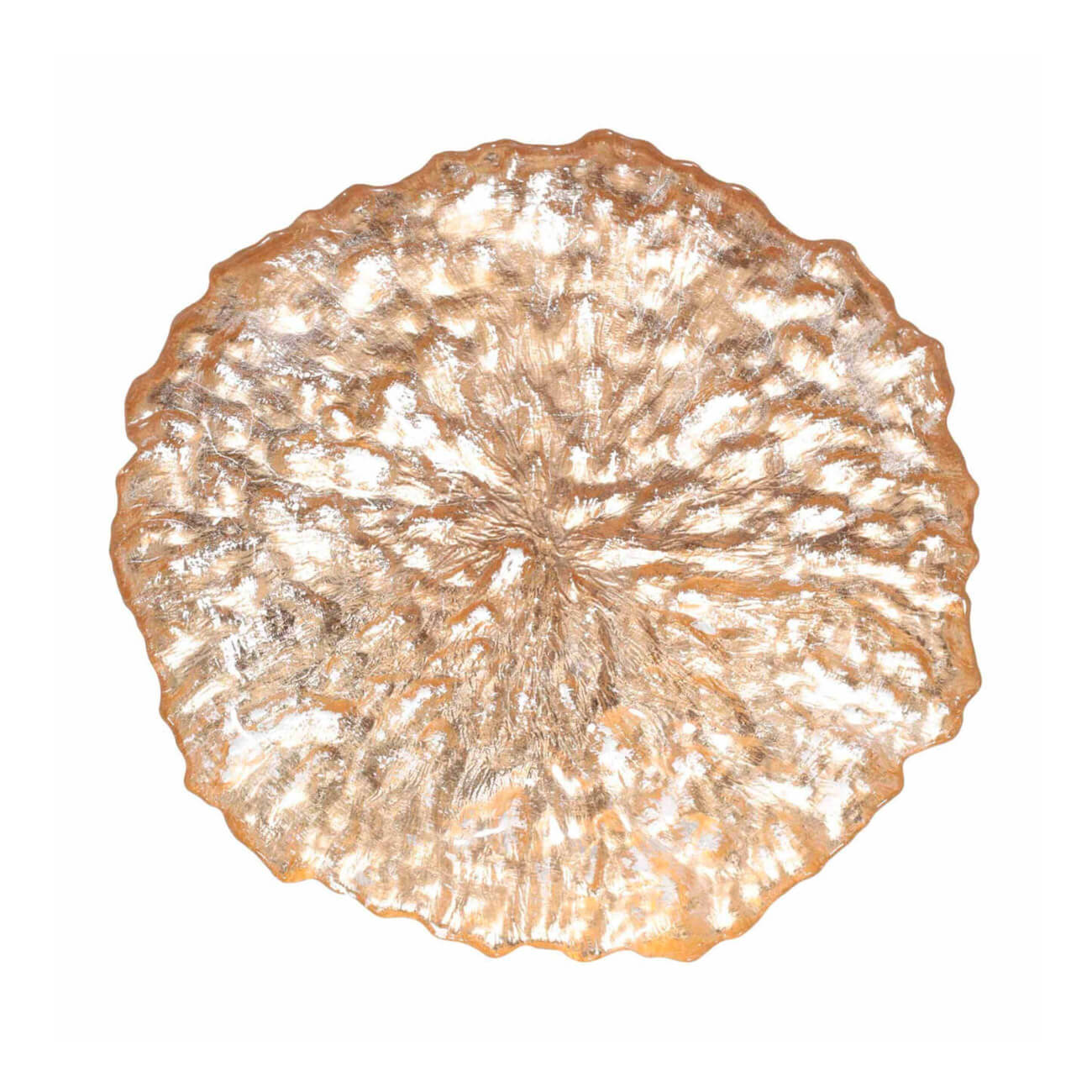 Snack plate, 21 cm, glass R, golden, Sleit изображение № 1