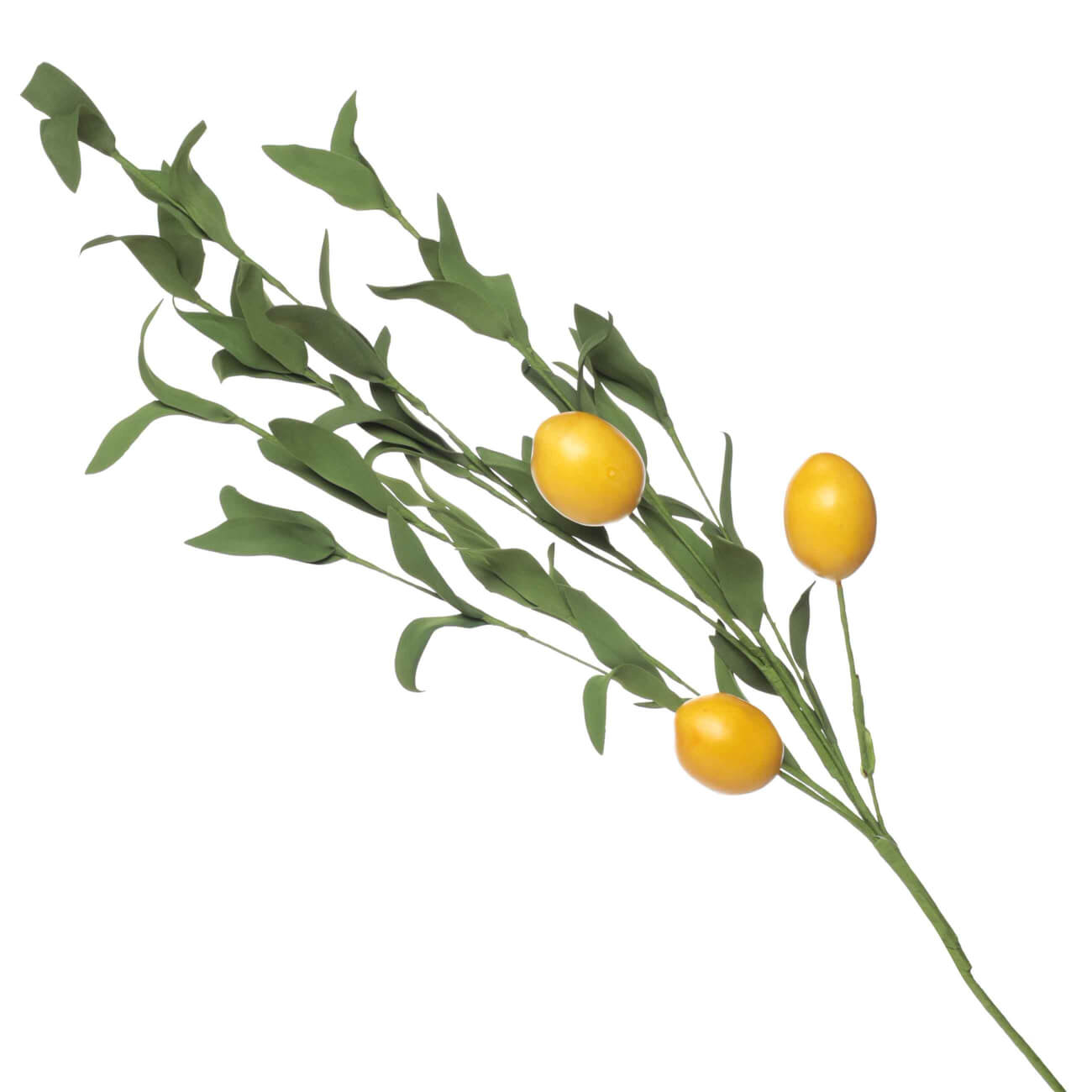 Decorative branch, 73 cm, EVA / foam, Lemons, Sicily in bloom изображение № 1