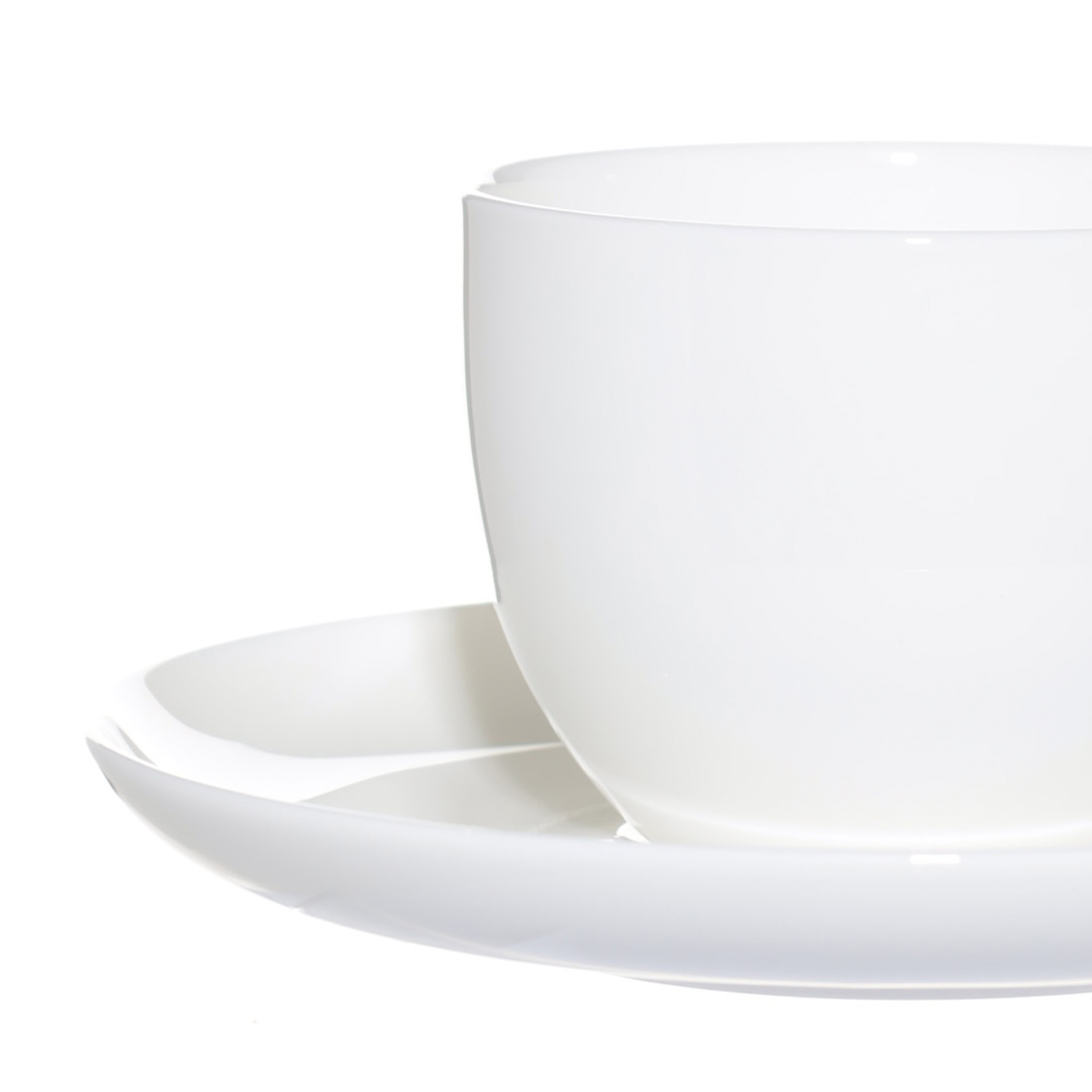 Tea pair, 2 pers, 4 items, 250 ml, porcelain F, white, Ideal white изображение № 3