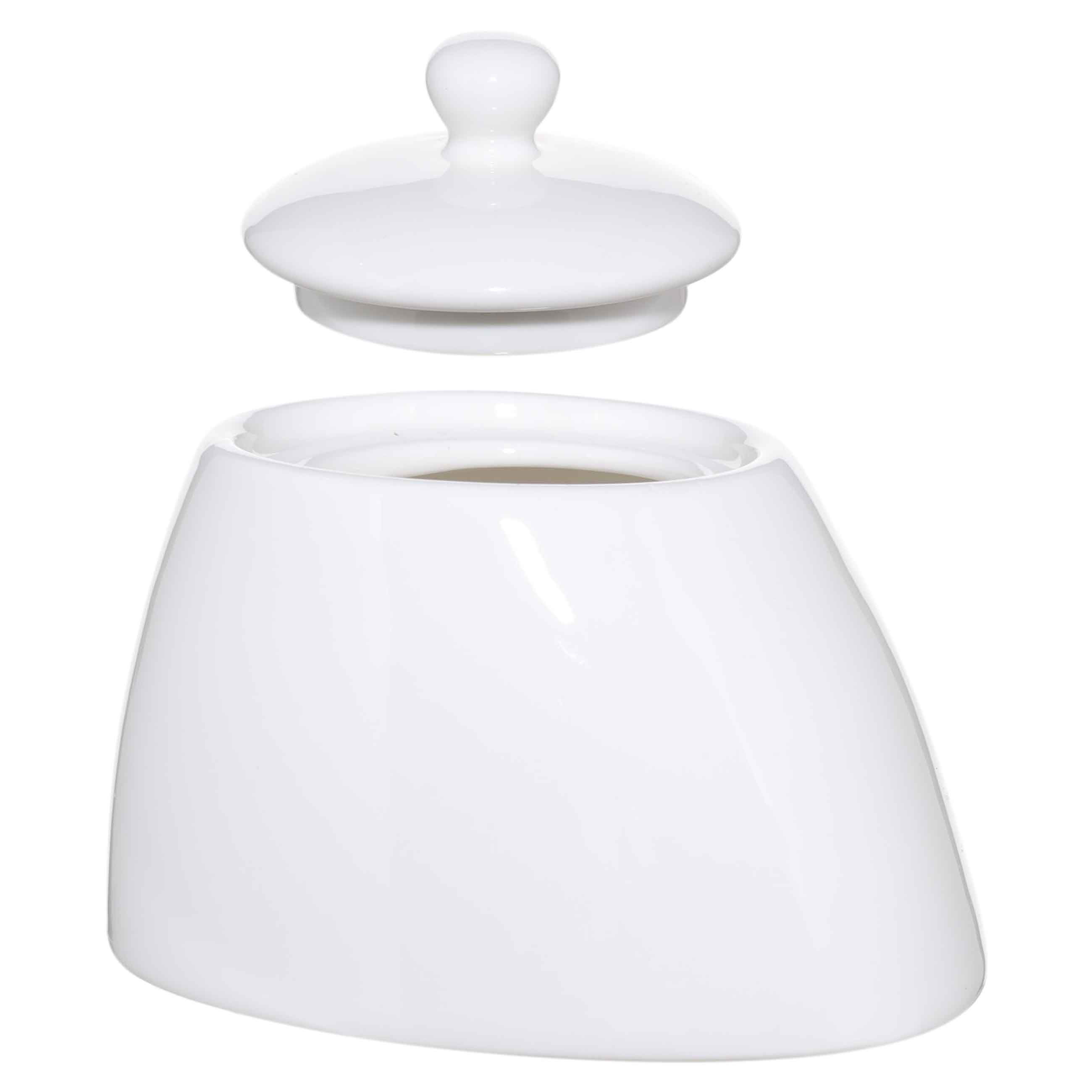 Sugar bowl, 8 cm, 250 ml, porcelain P, white, Synergy изображение № 2